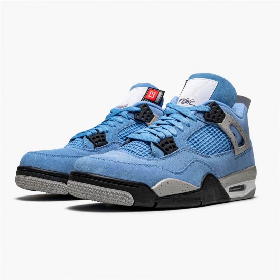 Stockx Air Jordan 4 Retro University Blue CT8527 400 Tech Grey Whit AJ4 Sneakers