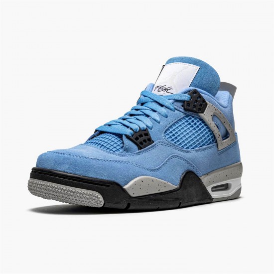 Stockx Air Jordan 4 Retro University Blue CT8527 400 Tech Grey Whit AJ4 Sneakers