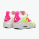 Stockx Air Jordan 4 Retro White Lemon Pink CV7808 100 Venom Pink Blast AJ4 Sneakers