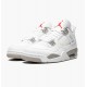 Stockx Air Jordan 4 Retro White Oreo AJ4 White Gray Sneakers CT8527 100