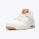 Stockx Levis x Air Jordan 4 Denim AO2571 100 White AJ4 Sneakers