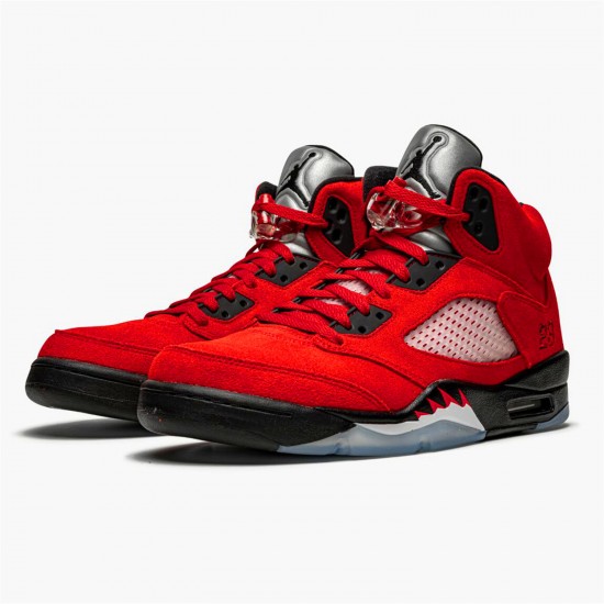 Stockx Air Jordan 5 Retro Raging Bull Red DD0587 600 Varsity Red Black White AJ5 Sneakers