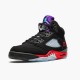 Stockx Air Jordan 5 Retro Top 3 Black Fire Red Grape Ice New E CZ1786 001 AJ5 Sneakers