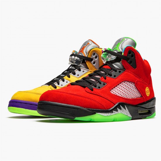 Stockx Air Jordan 5 Retro What The Varsity Maize Court Purple Gho CZ5725 700 AJ5 Sneakers